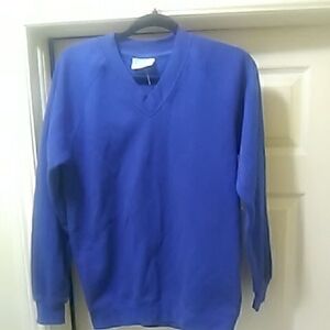 YES 2 FOR 💲1⃣▶Blue V-Neck Sweat Top